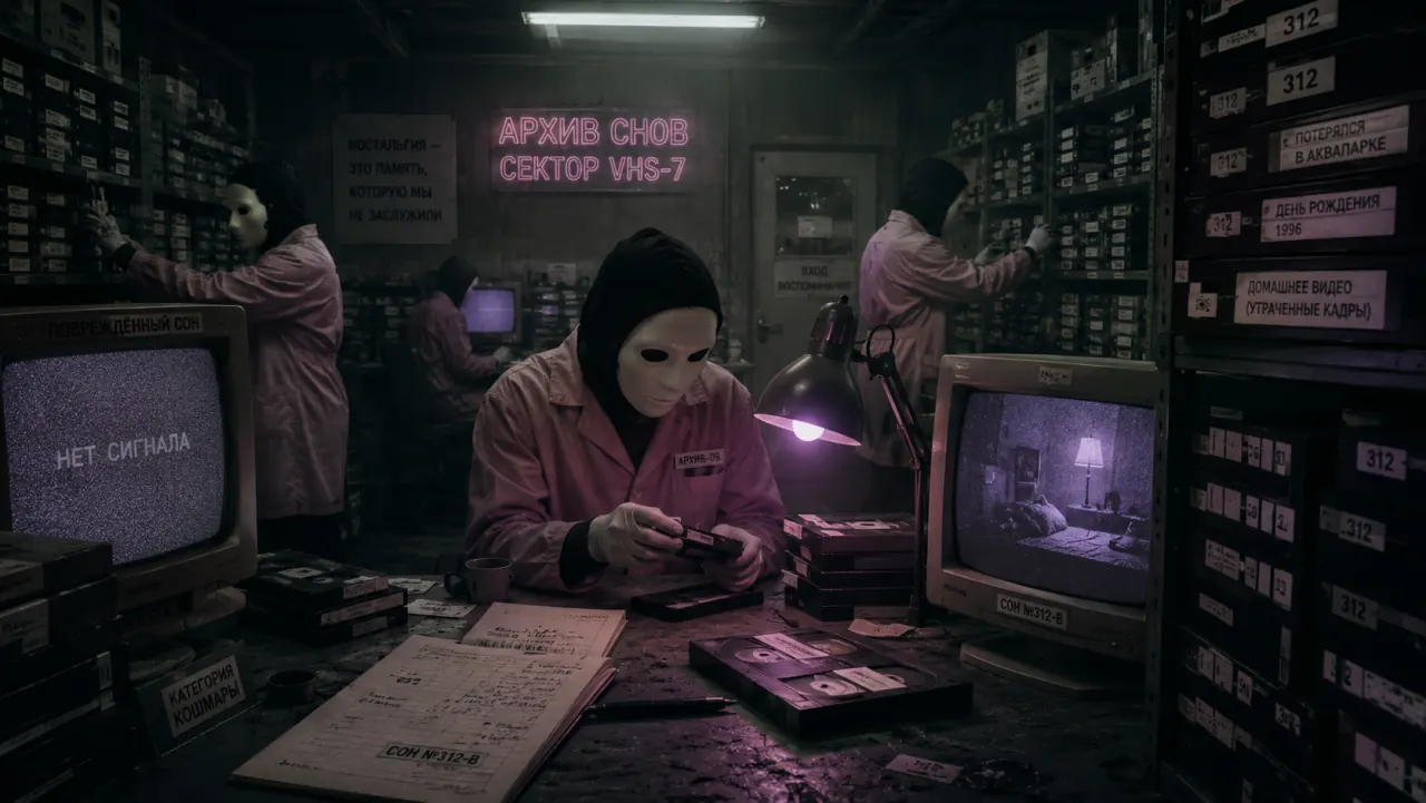 Архивариусы Сна в VHS-архиве комплекса